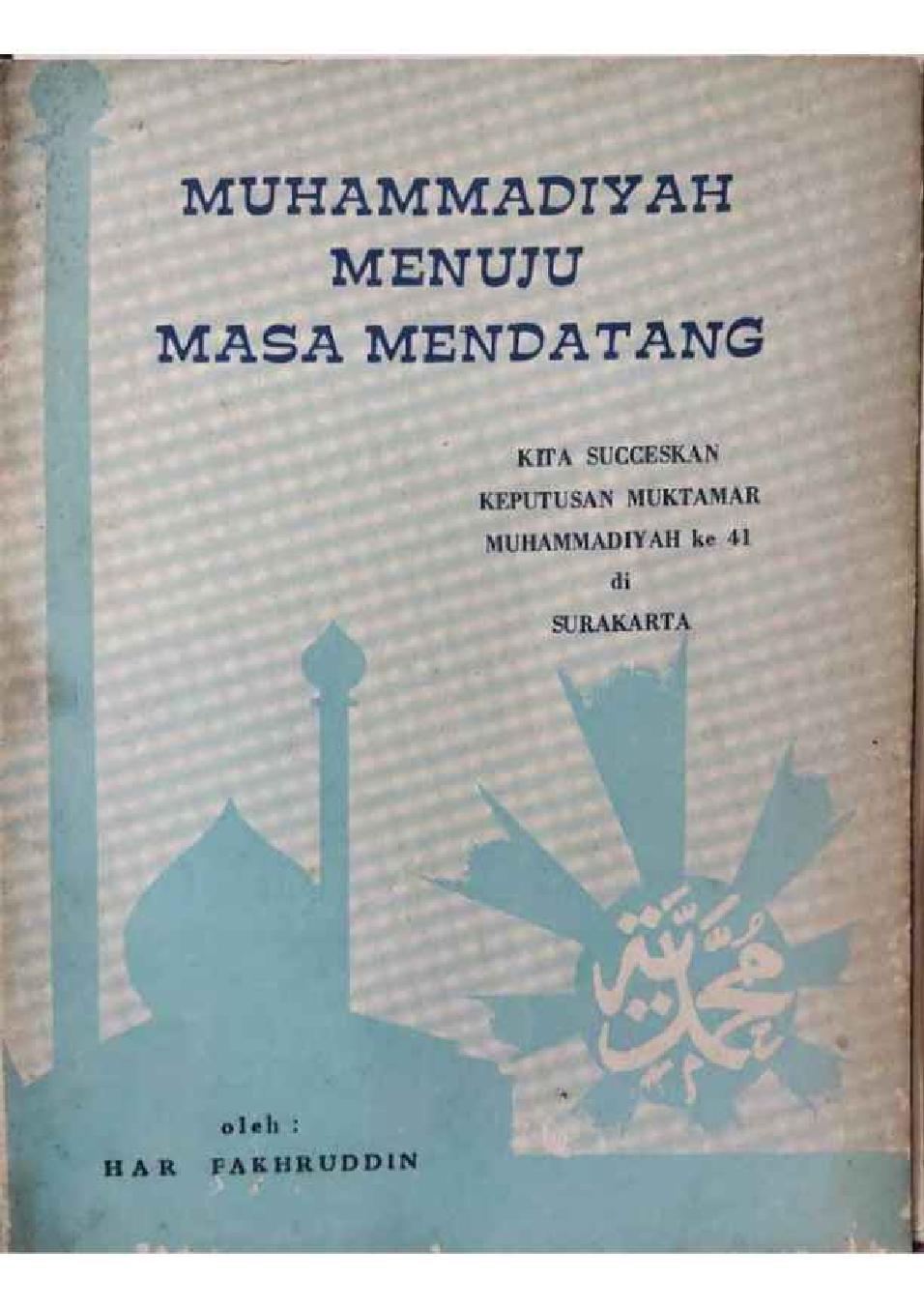 Muhammadiyah Menuju Masa Mendatang