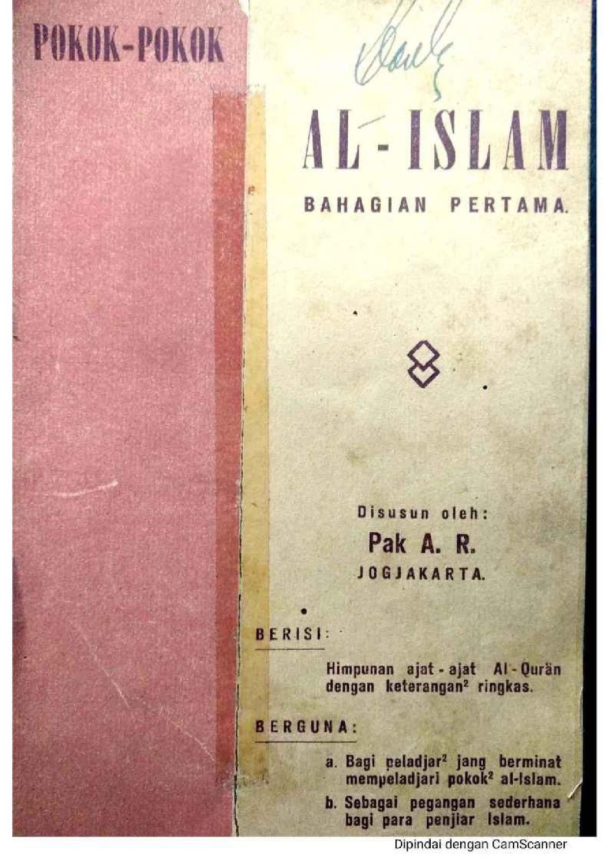 Pokok-Pokok Al-Islam Bagian I